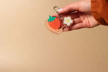 Load image into Gallery viewer, Strawberry Snail Double Charm
