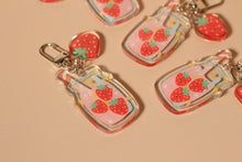 Load image into Gallery viewer, Strawberry Milk Double Charm
