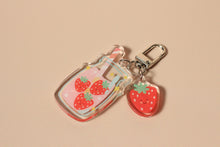 Load image into Gallery viewer, Strawberry Milk Double Charm
