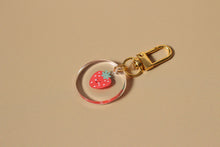 Load image into Gallery viewer, Strawberry Drop Keychain
