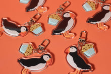 Load image into Gallery viewer, Puffin + Muffin Double Charm
