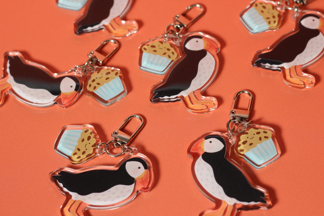 Puffin + Muffin Double Charm