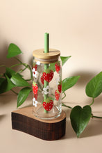 Load image into Gallery viewer, 20 oz Strawberry Glass
