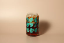 Load image into Gallery viewer, 16 oz Monstera Glass
