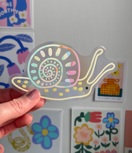 Load image into Gallery viewer, Snail Sun Catcher Window Sticker
